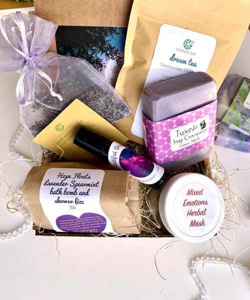 WELLNESS GIFT BOX | Self-Care Gift set | Anti Anxiety Self Care Gift Box |  Calming Gifts | Anti Anxiety Gifts